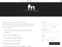 Tablet Screenshot of fitnessnowtx.com